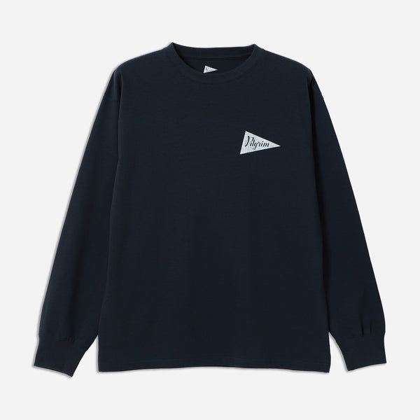 SURF AND SUPPLY LS T-SHIRT - NAVY