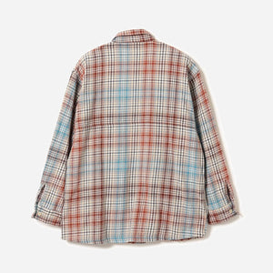 Pilgrim Surf + Supply - ALBERT FIELD OVERSHIRT - IVORY/BLUE -  - Alternative View 1