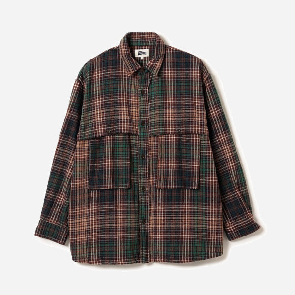 ALBERT FIELD OVERSHIRT - BROWN/GREEN