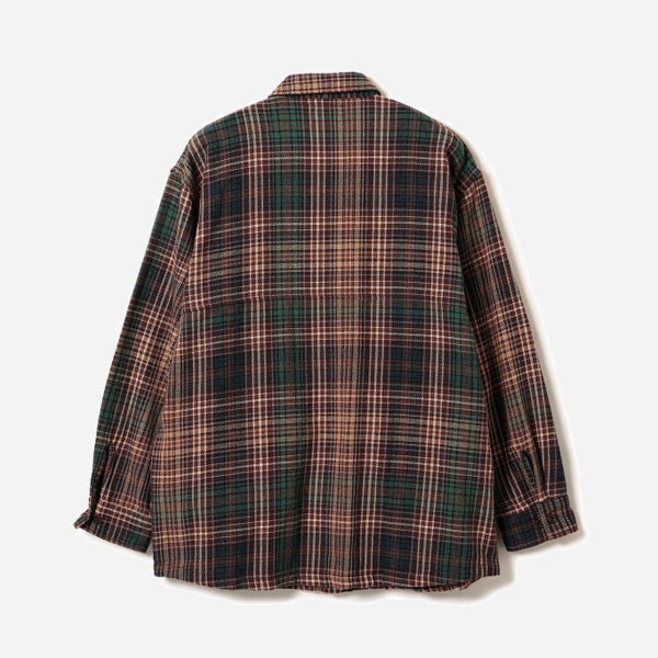ALBERT FIELD OVERSHIRT - BROWN/GREEN