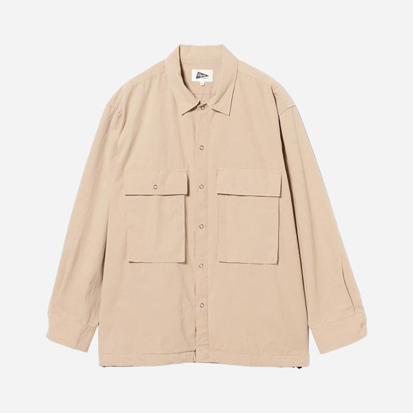 IVAN WEATHER CLOTH SHIRT - KHAKI