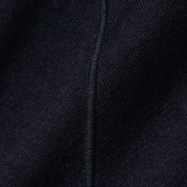 GEOFFREY WOOL RAGLAN L/S T-SHIRT - NAVY