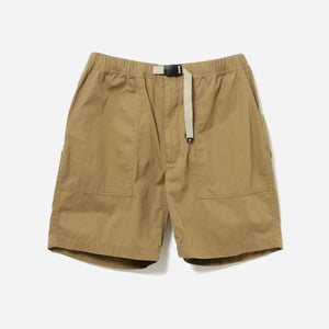 Pilgrim Surf + Supply - SALATHE CORDURA BAKER SHORT - KHAKI -  - Main Front View
