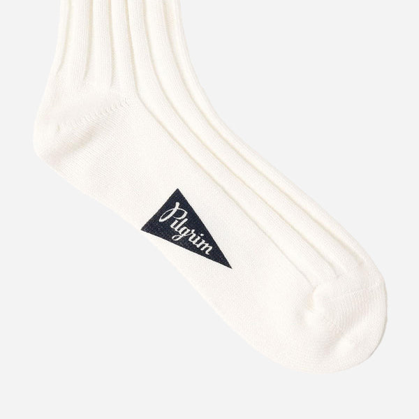 PENNANT CREW SOCK - WHITE