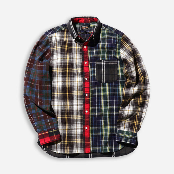 CRAZY PANEL B.D CHECKED SHIRT - MULTI