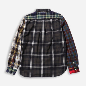 Beams+ - CRAZY PANEL B.D CHECKED SHIRT - MULTI -  - Alternative View 1