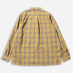 Beams+ - PANAMA PLAID B.D SHIRT - YELLOW -  - Alternative View 1