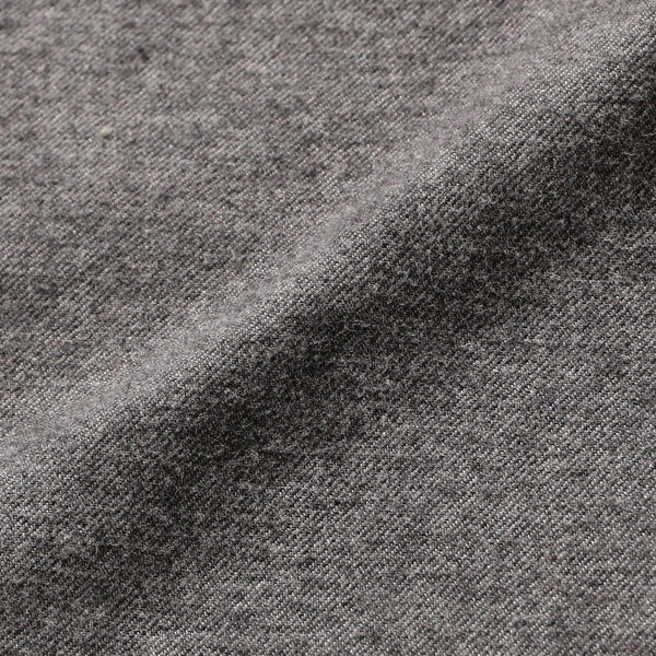 SOLID FLANNEL SHIRT - DARY GREY