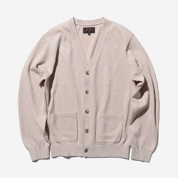 BOUCLE SUMMER CARDIGAN - BEIGE
