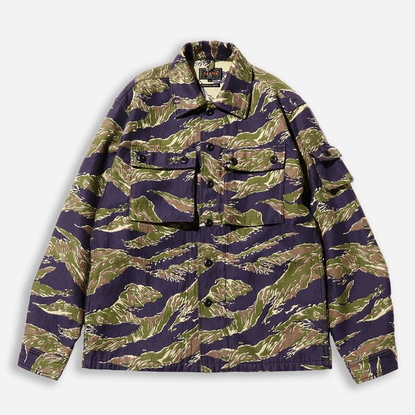 MIL SHIRT JACKET - CAMO TIGER STRIPE