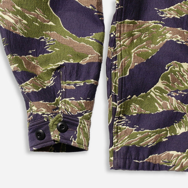 MIL SHIRT JACKET - CAMO TIGER STRIPE