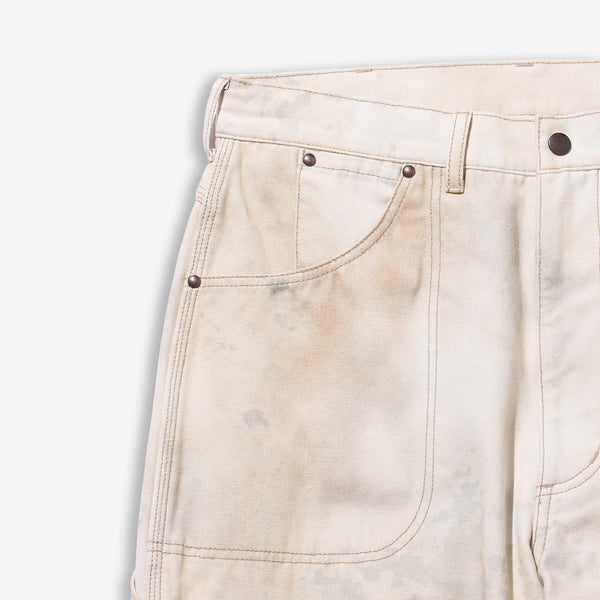 PAINTER TWISTED HARD OXFORD LINED PANT - CEMENT