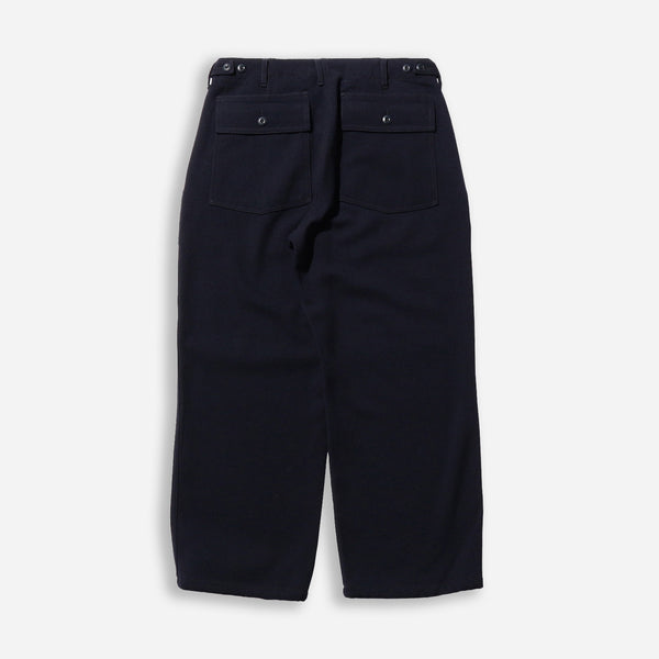 KERSEY WOOL UTILITY PANT - NAVY