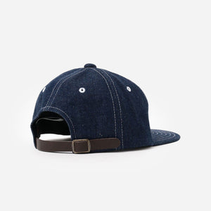 Beams+ - 6 PANEL HERRINGBONE CAP - INDIGO -  - Alternative View 1