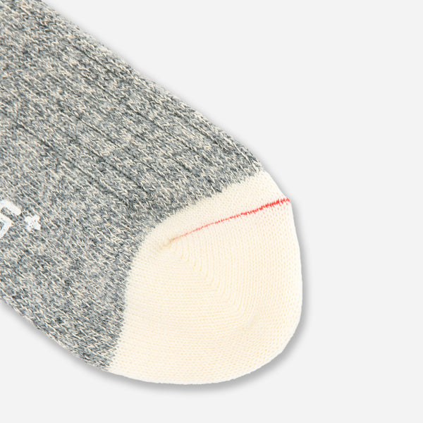 RAG SOCK - GREY/RED