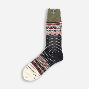 Beams+ - NORDIC SOCK - NAVY -  - Main Front View