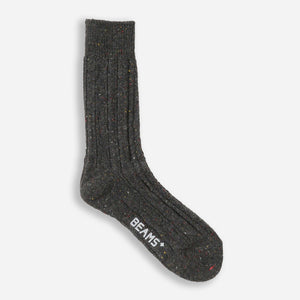 Beams+ - CABLE CRAZY SOCK - CHARCOAL -  - Main Front View