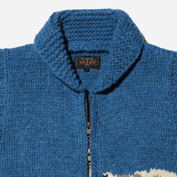Beams Plus Cowichan Vest - Blue