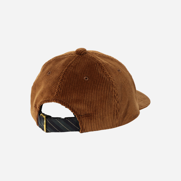 Beams Plus 6 Panel Regimental Strap Corduroy - Brown