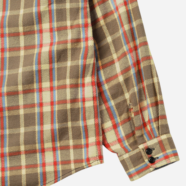 Khakis 2020 Heavy Flannel Shirt -Tan