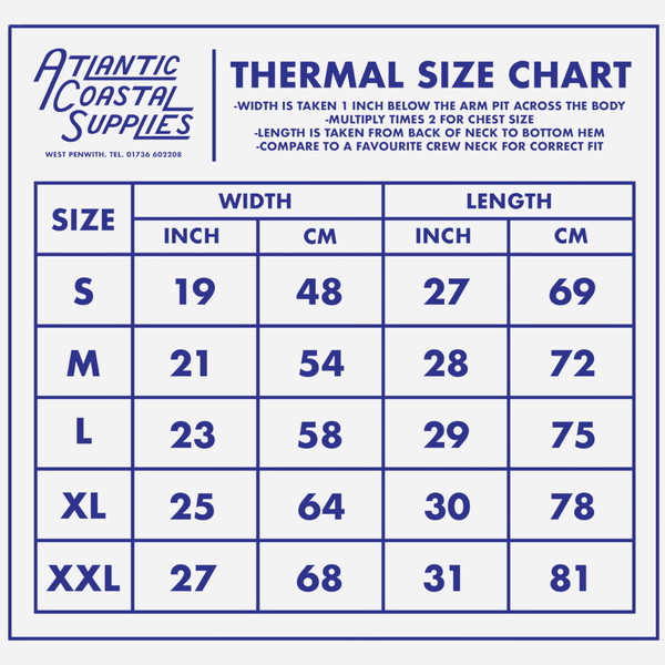 Atlantic Coastal Supplies Arch Thermal - Navy