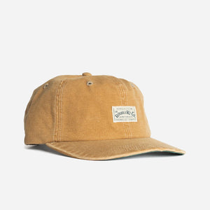 Double RL By Ralph Lauren - SPORTSMAN CANVAS BALL CAP - TAN -  - Main Front View