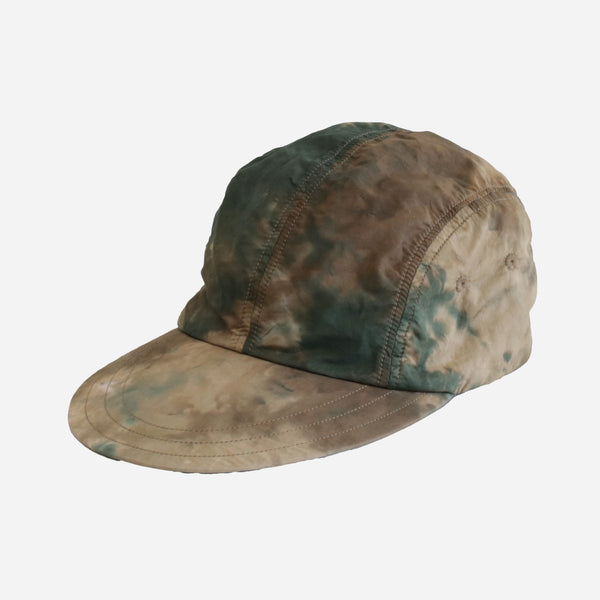 TIE-DYE DECKBILL FISHING CAP - OLIVE