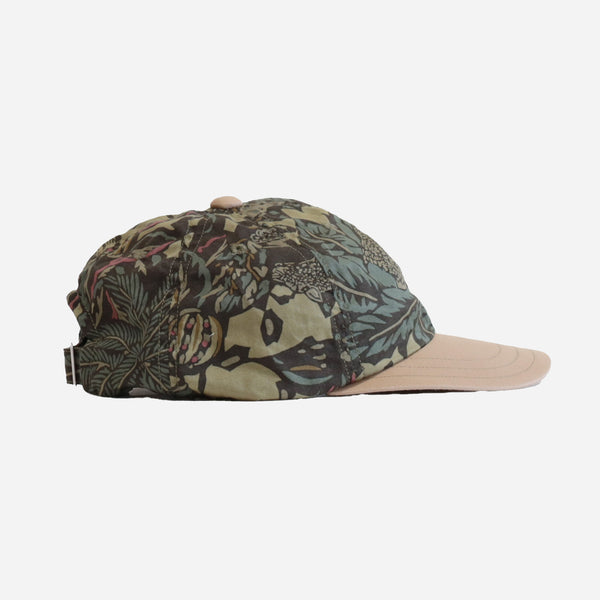 ANIMAL PATTERN BALL CAP - OLIVE/BEIGE