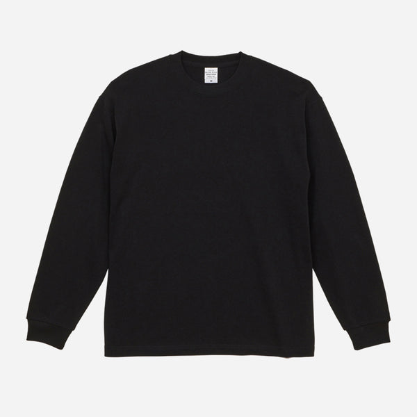 9.1 OZ RELAXED LONG SLEEVE T-SHIRT - BLACK