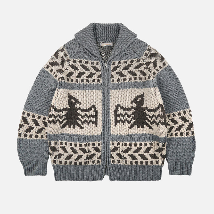 Frizmworks THUNDERBIRD COWICHAN CARDIGAN - GREY - The Great Divide