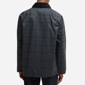 Barbour - AMBLESIDE WAX TARTAN JACKET - NAVY/BLACK -  - Alternative View 1