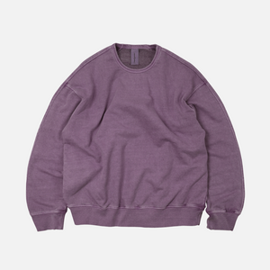 Frizmworks - OG PIGMENT DYEING SWEATSHIRT - PURPLE -  - Main Front View