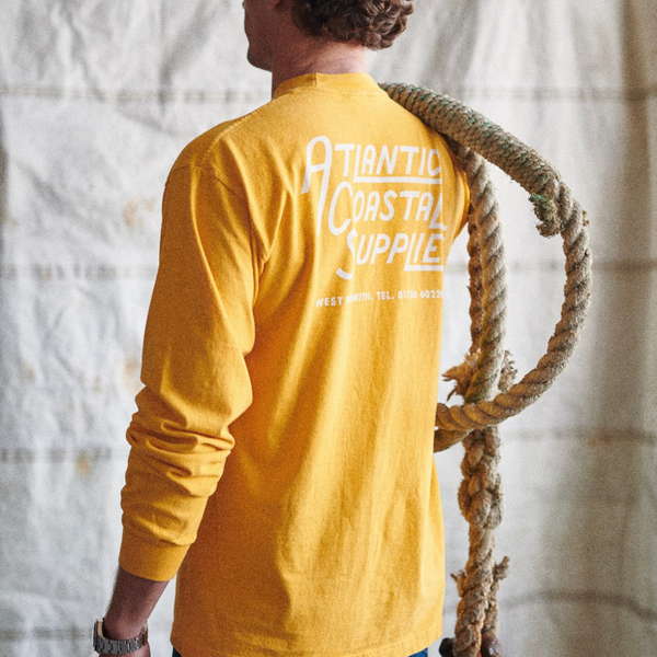 Atlantic Coastal Supplies Long Sleeve T-Shirt - Yellow