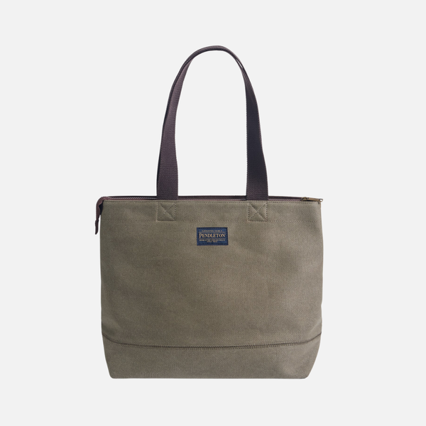 City Zip Tote Bag - Harding Olive