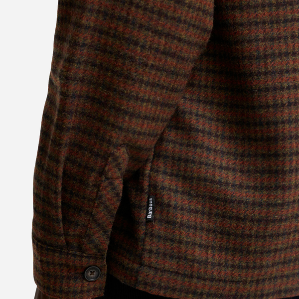 Barbour Hatfield Tartan Overshirt - Chestnut