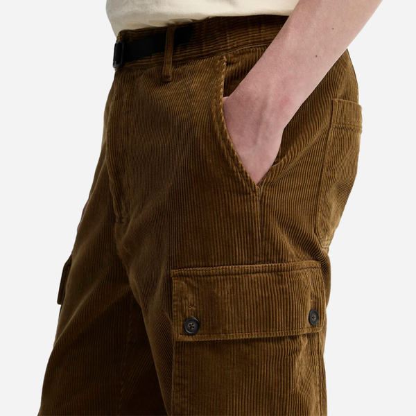 Barbour Leonard Cord Cargo Trouser - Sepia