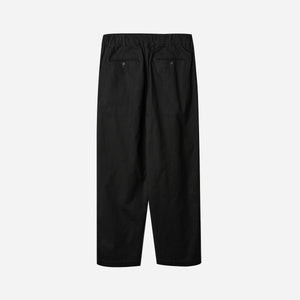 Rough Side - BOX PLEAT RELAXED PANT - BLACK -  - Alternative View 1