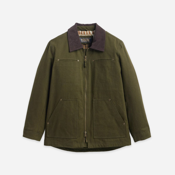 Pendleton Gorge Barn Coat - Dark Olive