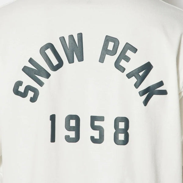 Foam Printed L/S T Shirt Snow Peak - White