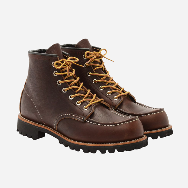 Red Wing 8146 Roughneck Moc Toe Boots - Briar Oil Slick