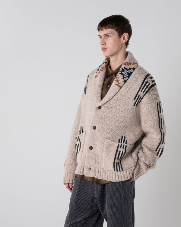 Made for Japan Hand Knit Cardigan - Saltillo Sunset