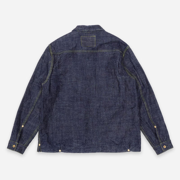 G3 SELVEDGE DENIM POPOVER SHACKET - ONE WASH