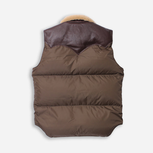 CHRISTY DOWN VEST - MOCHA