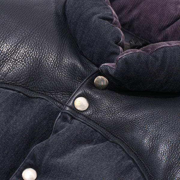 DOWN JACKET - BLACK DENIM