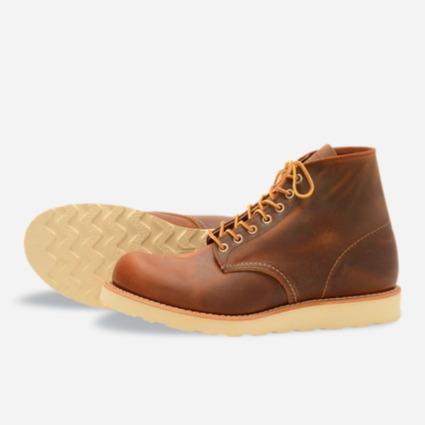 Red Wing 9111 Round Toe Boots - Copper Rough & Tough