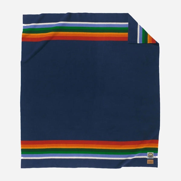 National Park Twin Blanket - Crater Lake Navy