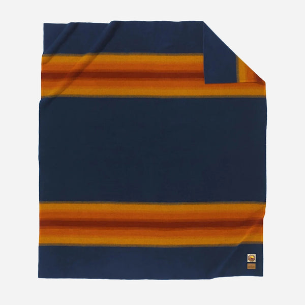 National Park Twin Blanket - Grand Canyon Navy