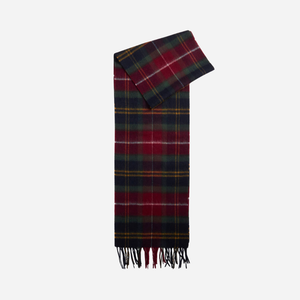 Barbour - Barbour Cashmere Tartan Scarf - Winterberry -  - Main Front View