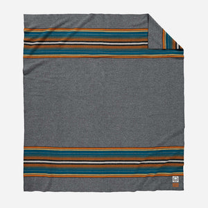 Pendleton - Pendleton National Park Twin Blanket - Olympic Grey -  - Main Front View