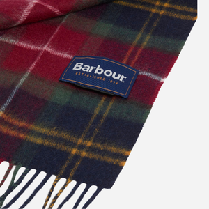 Barbour - Barbour Cashmere Tartan Scarf - Winterberry -  - Alternative View 1